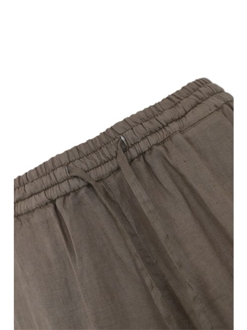 Pantalone palazzo Allegra in lino Marrone RE-HASH | P601 30607477